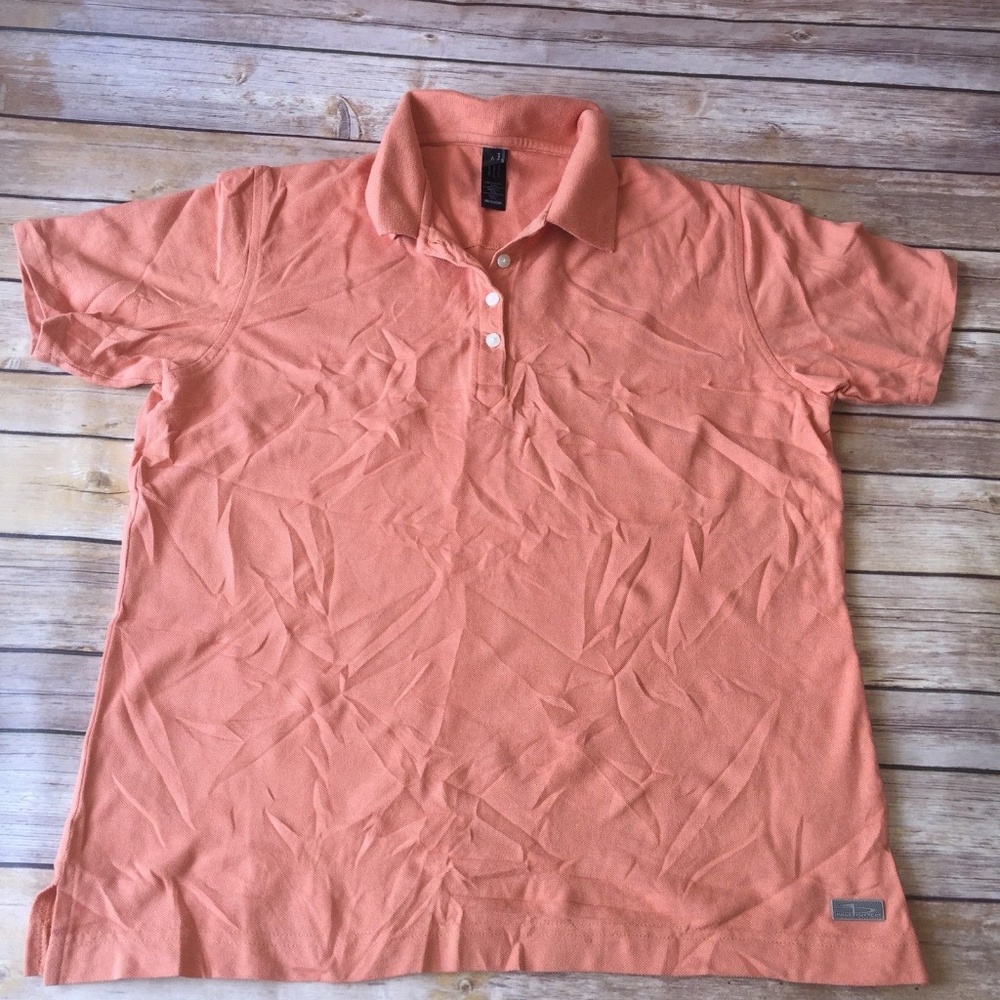 Page and Tuttle Women's Solid Polo Shirt Size M